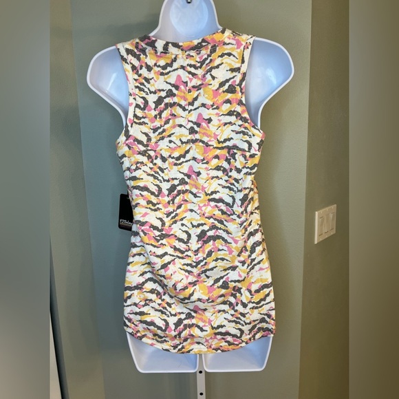 PJ Salvage Animal Vibes Tank Top in White, Yellow, and Pink. Size Small, NWT! - Picture 5 of 8
